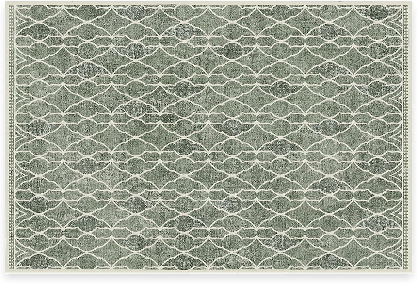 Ruggable Star Wars Washable Area Rug - Grogu Sage Green.