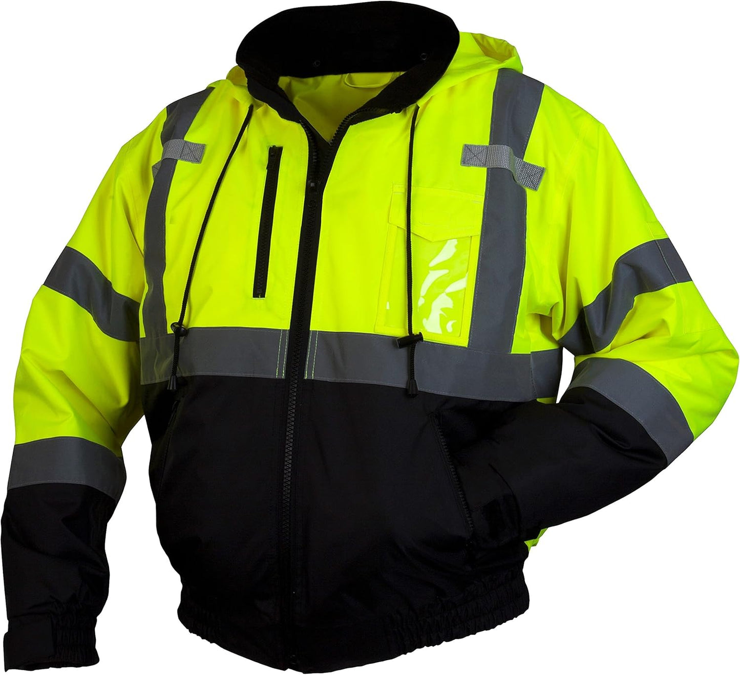 Pyramex RJ31 Waterproof Bomber Safety Jacket with Fleece Lining