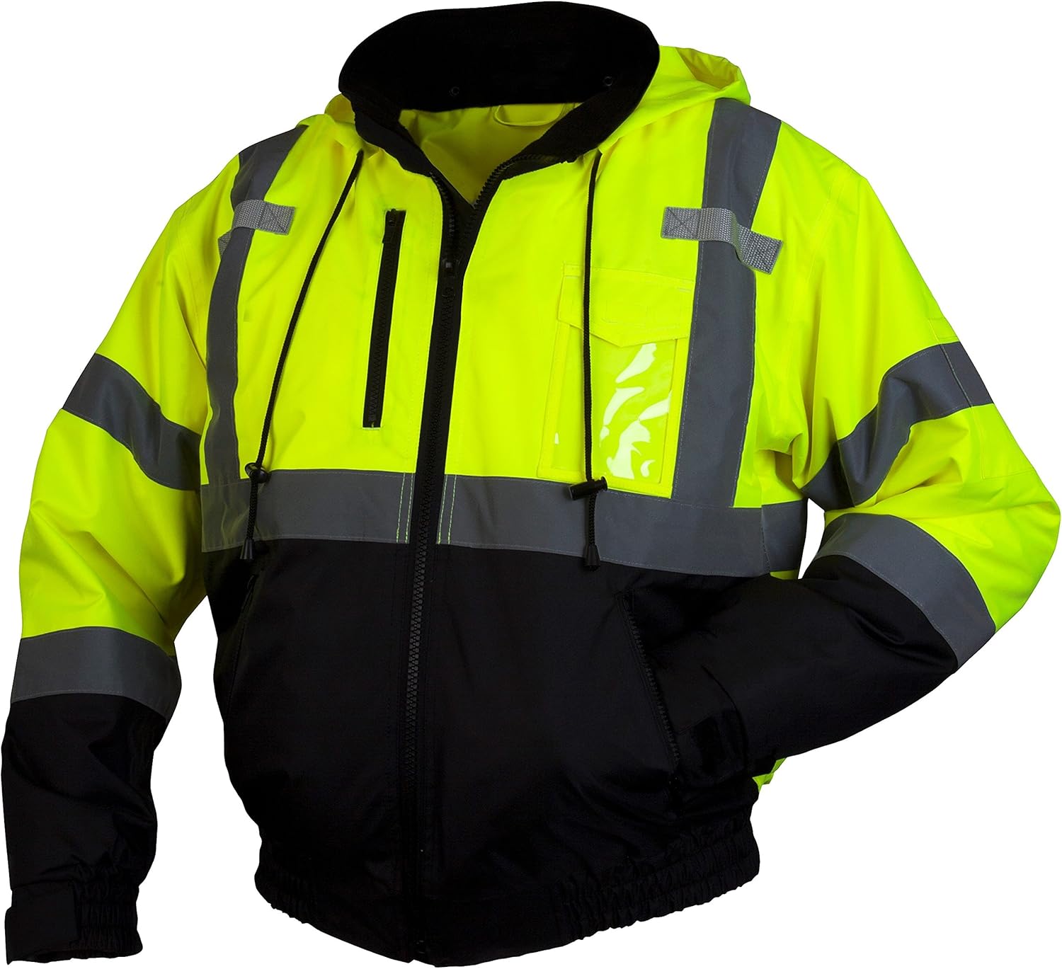 Pyramex RJ31 Waterproof Bomber Safety Jacket with Fleece Lining