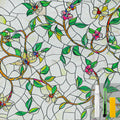 Frosted Stained Glass Window Privacy Film - Frosted Vine 23.6 x 78.7
