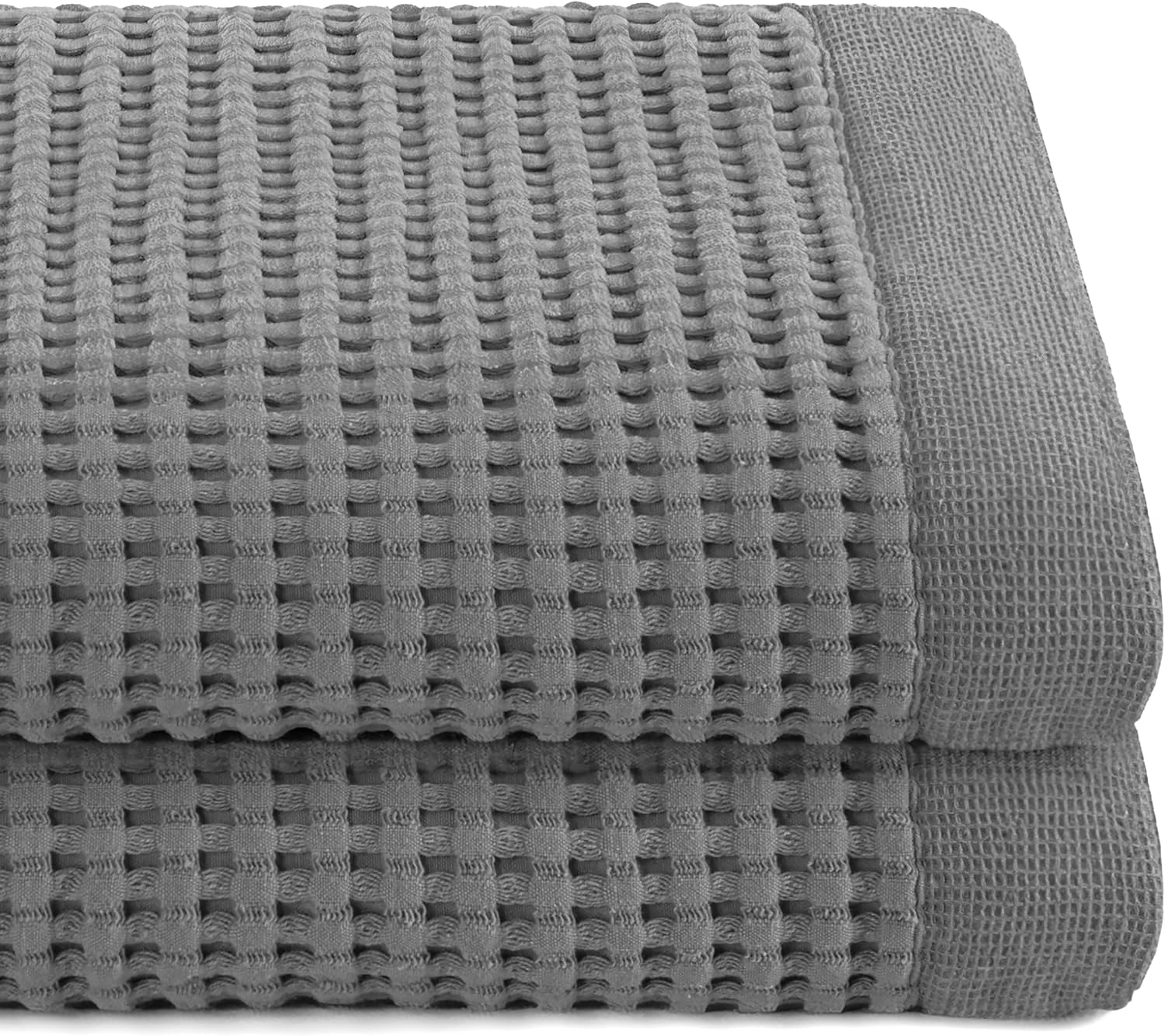 Luxury 100% Cotton Waffle Towels for Quick Drying and Absorption