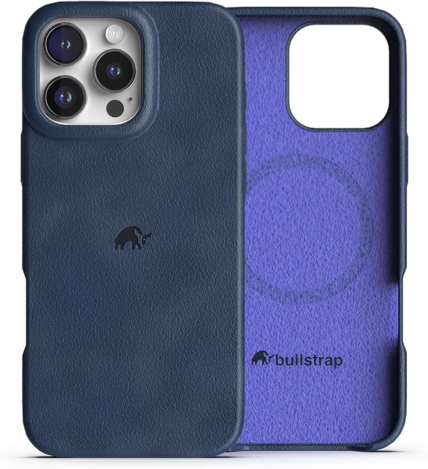 Premium Handcrafted Leather Case for iPhone 15 Pro - Ocean