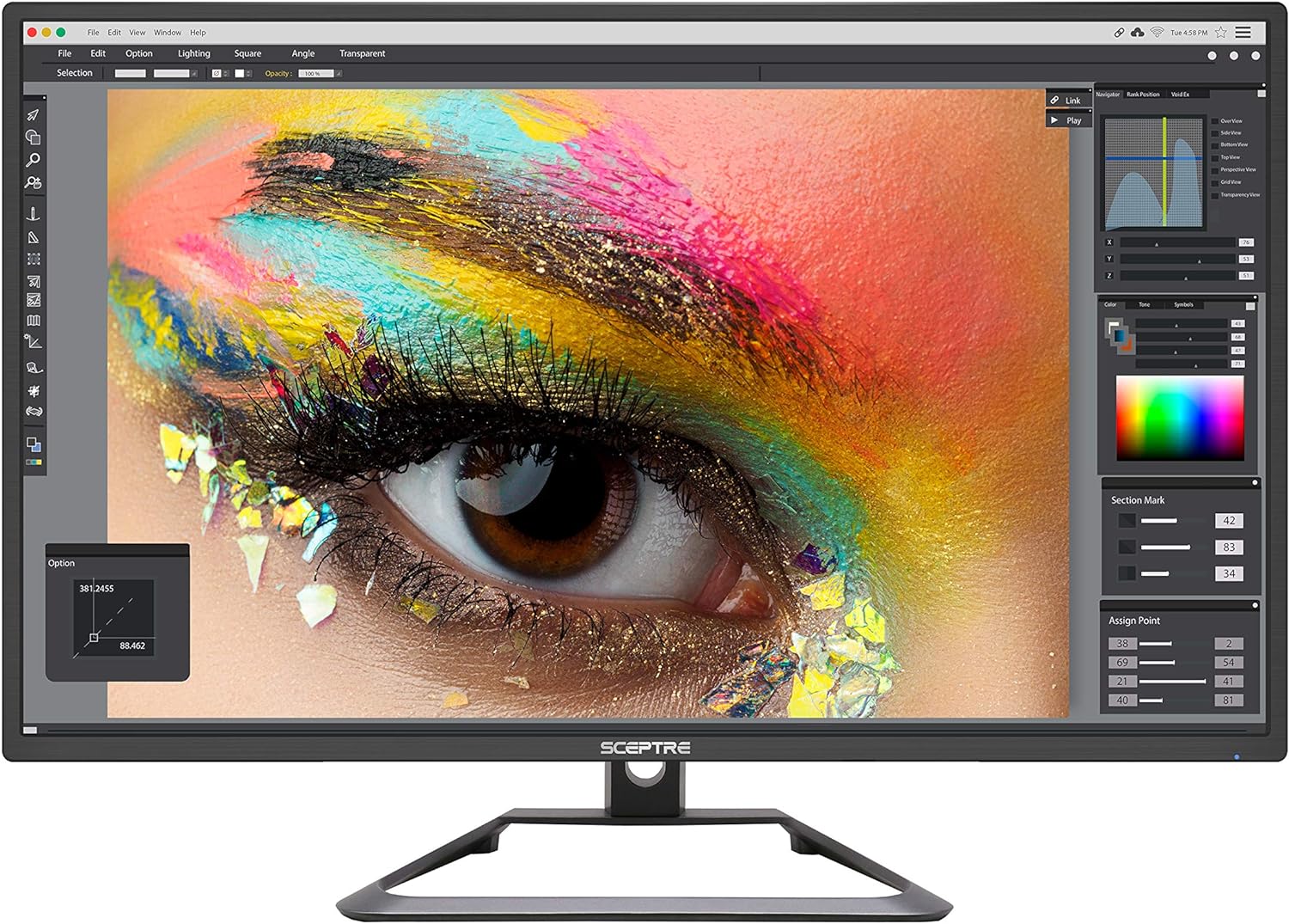 Immerse in Stunning 4K Clarity with Sceptre 27 Monitor
