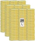 Ample Decor Washcloths Pack of 200 12 in x 12 in Cotton - Soft