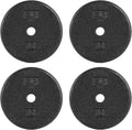 CAP Barbell Standard 1-Inch Cast Iron Weight Plates - Solid Value