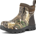 Trudave Men's Rain Boots Waterproof Ankle Work Boots - Tough