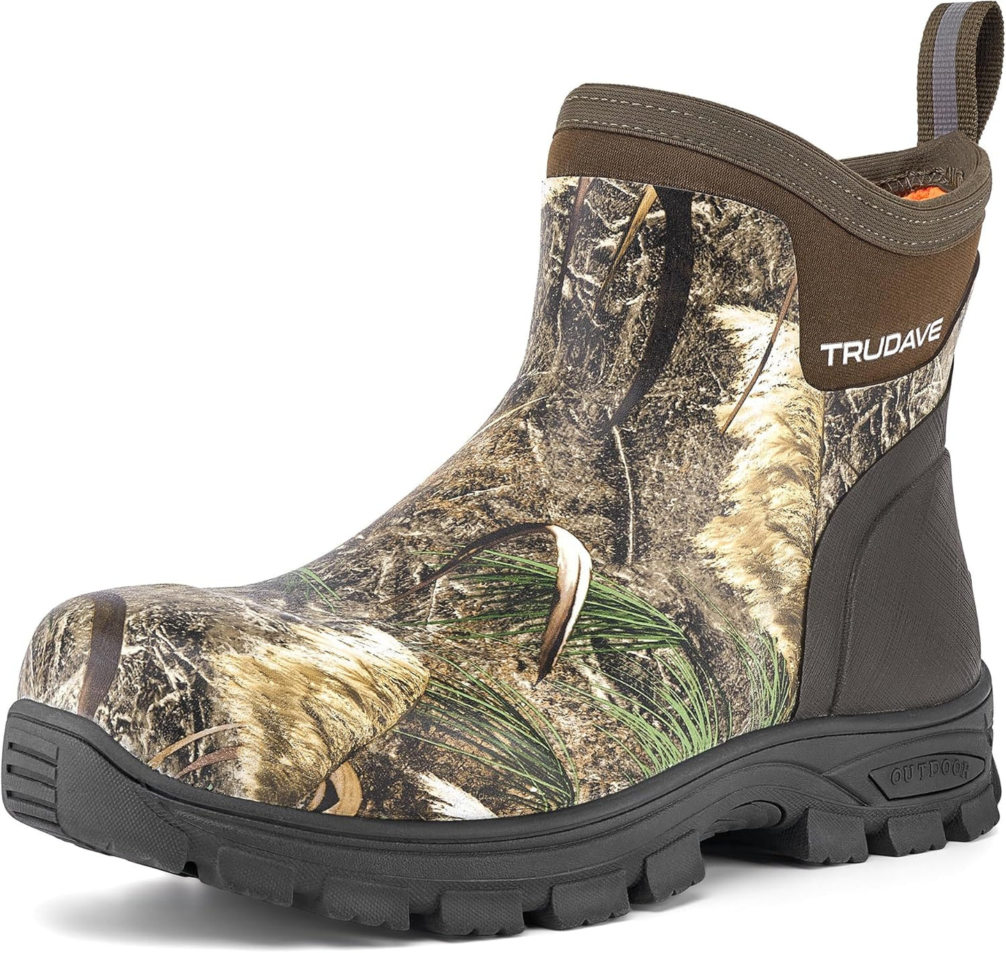 Trudave Men's Waterproof Garden Boots for Outdoor Activities