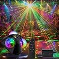 Disco Ball Party Lights Indoor Outdoor - Sound Activated DJ Strobe