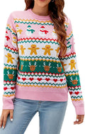 LUBOT Christmas Sweaters for Women - Cozy Ugly Knit Pullover