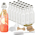 Nevlers 33 Oz Ringed Flip Top Glass Bottle 18 Pack - Complete Bottling