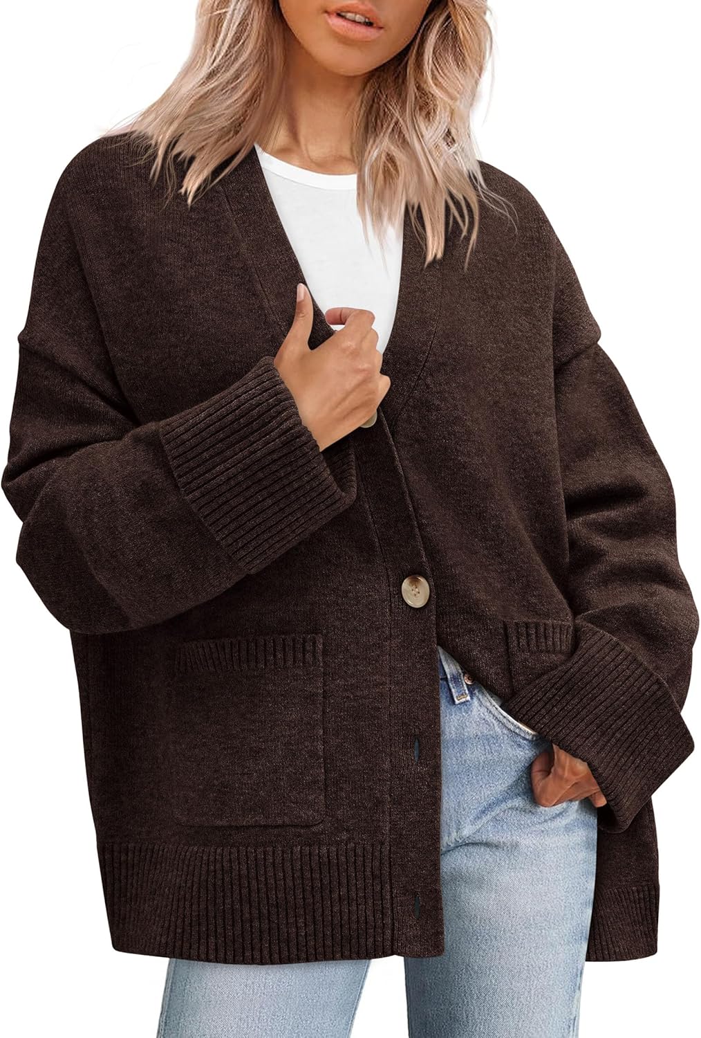 Trendy Oversized Cardigan Sweaters for Women by PRETTYGARDEN