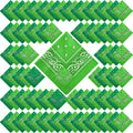 100 Pack Paisley Bandanas Bulk Party Bandanas - Versatile Headwraps