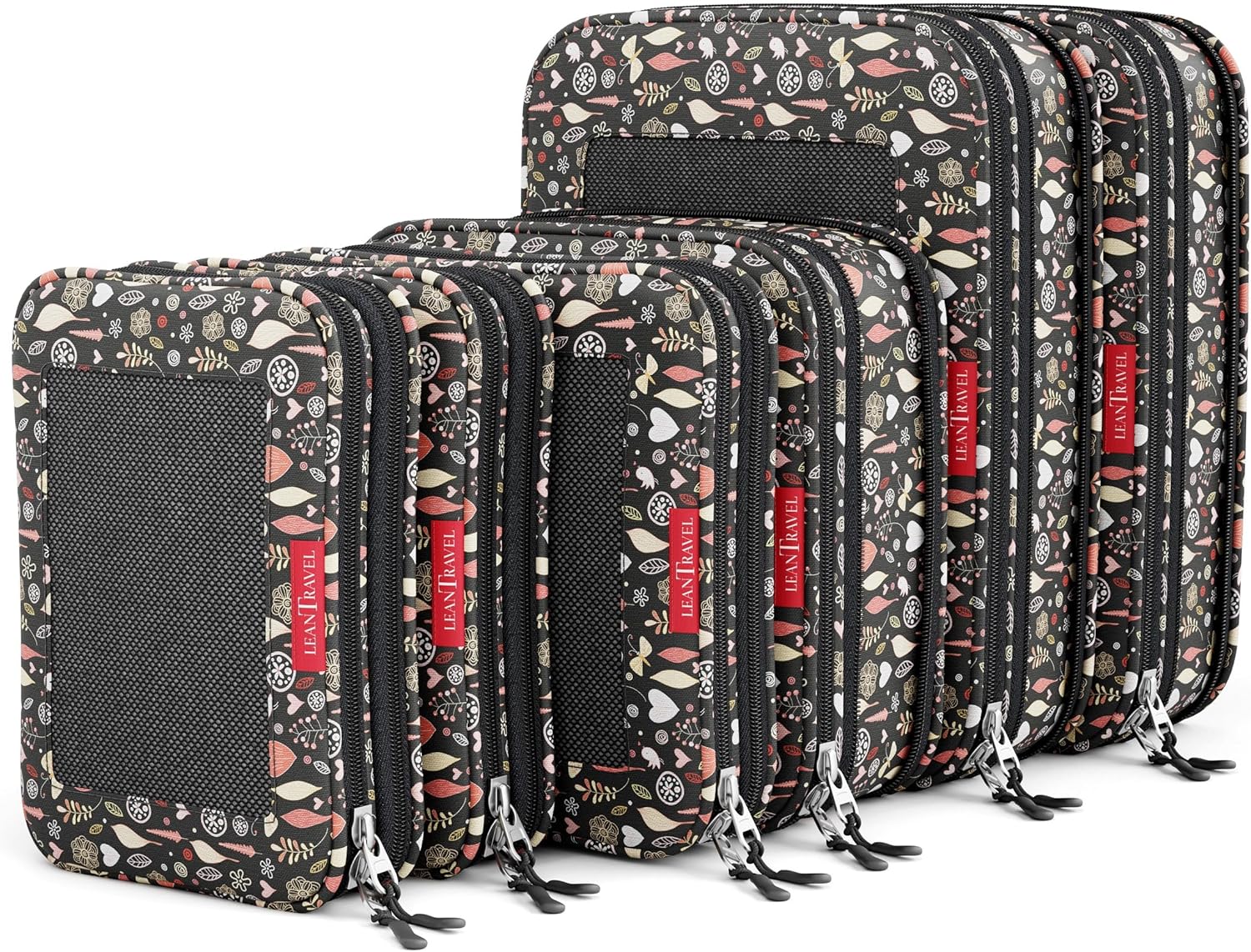 Compression Packing Cubes for Travel Organizers by LeanTravel