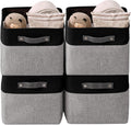 Storage Baskets for Shelves Fabric Closet Organizers - Set of 4