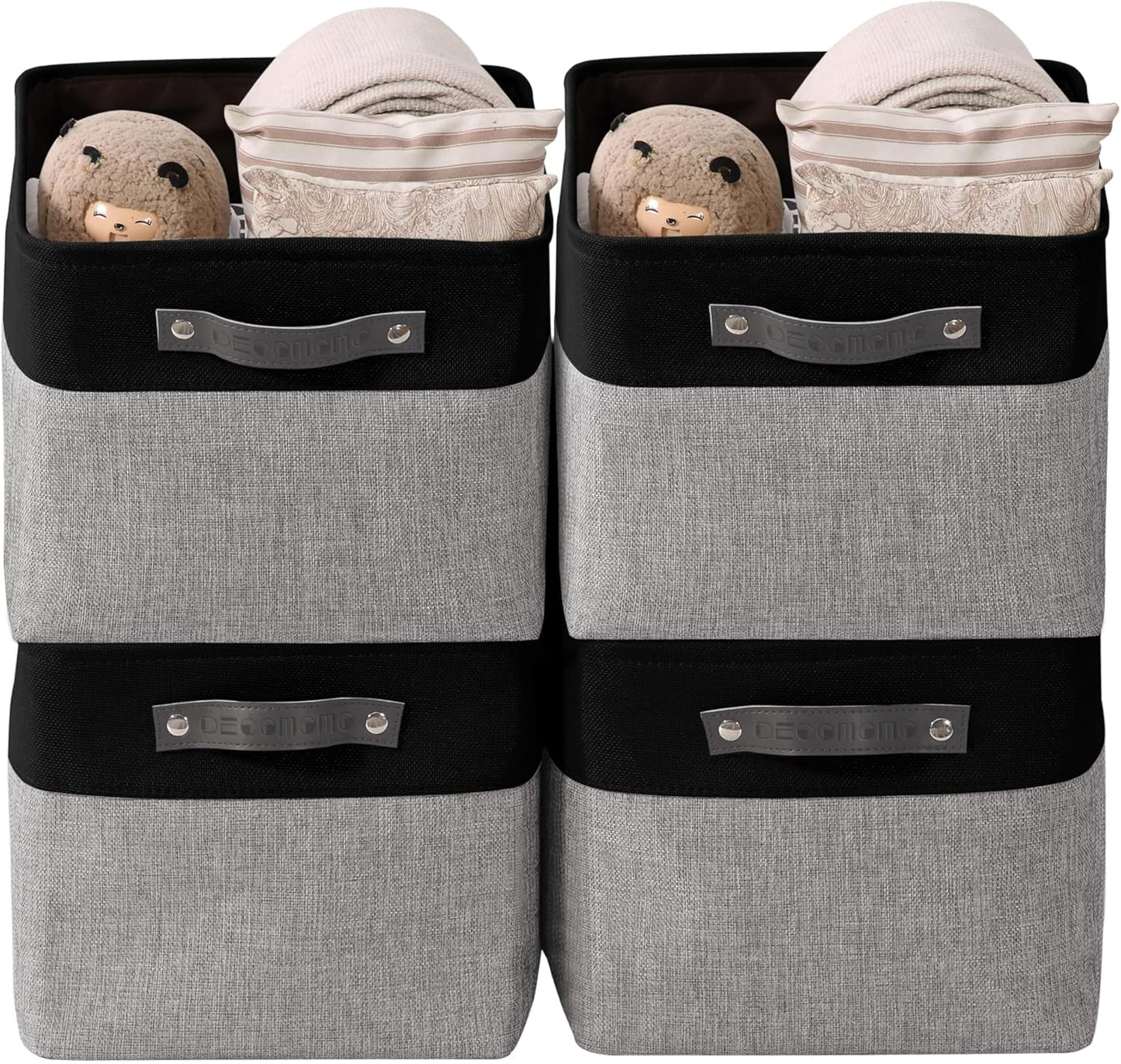 DECOMOMO Storage Baskets for Shelves - Perfect Organizing Bins