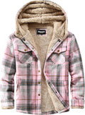 Elesuit Women's Fleece Flannel Jacket for Cozy Winter Style
