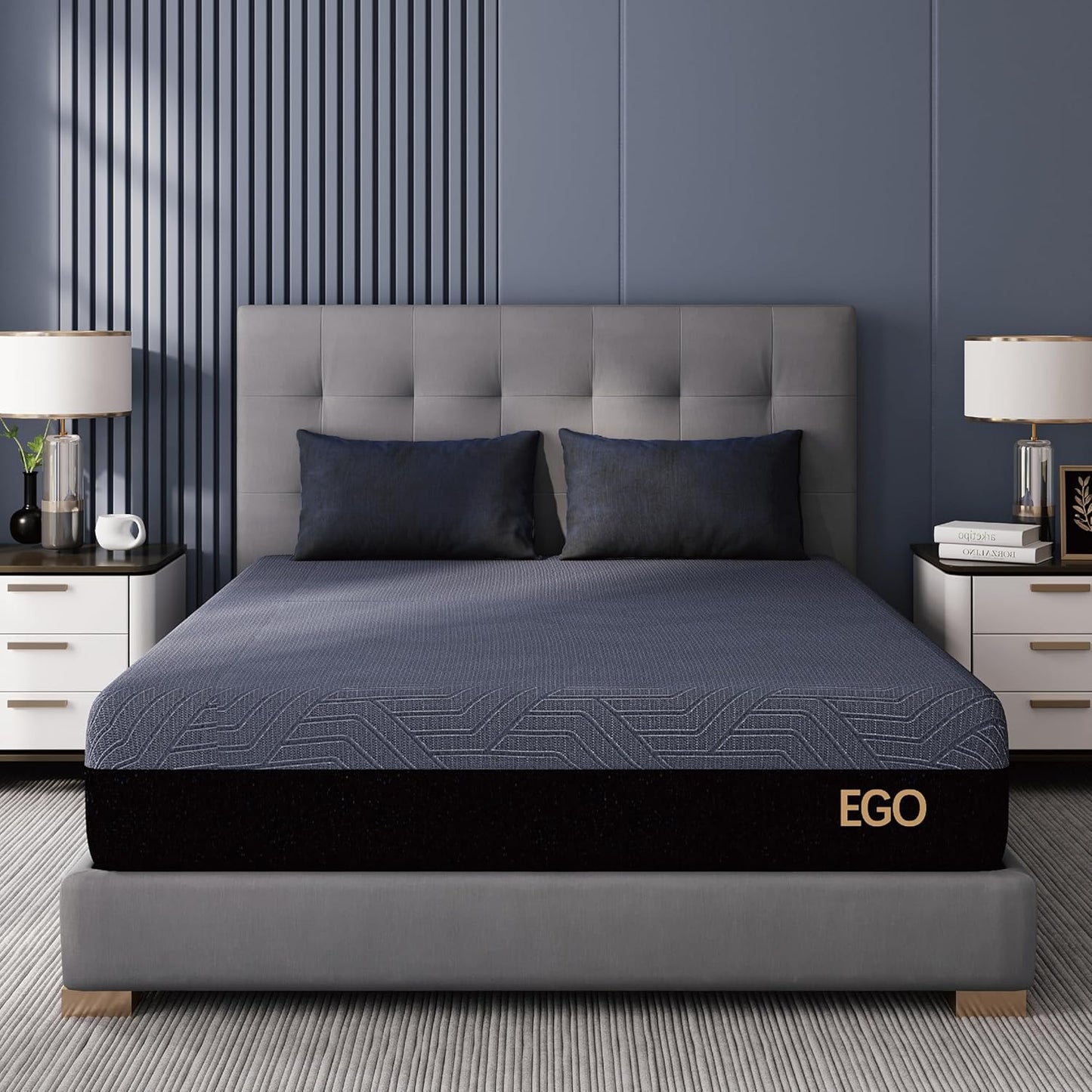 EGOHOME 10 Inch Queen Memory Foam Mattress for Back Pain Relief