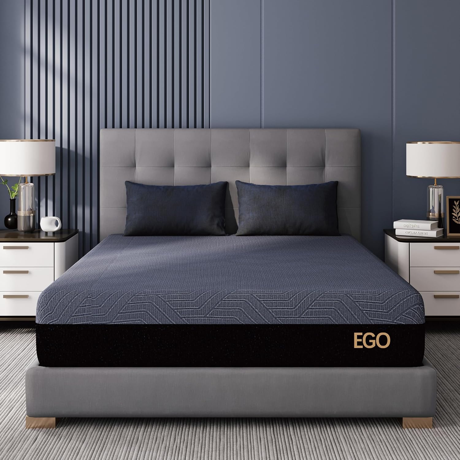 EGOHOME 10 Inch Queen Memory Foam Mattress for Back Pain Relief