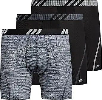 adidas Men's Sport Performance Mesh Boxer Briefs for Comfort