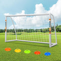 ORIENGEAR Soccer Goal 8x6 Portable Backyard Goal - Stable Practice Net