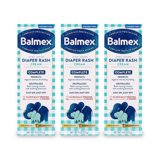 Pediatrician-Recommended Balmex Diaper Rash Cream Trio