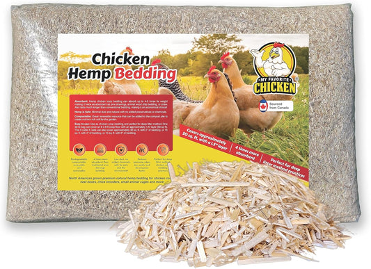 Hemp Bedding for Chicken Coop and Small Animal Litter 5cuft