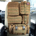 Universal Tactical Seat Back Organizer Vehicle Molle (Style 4W4P)