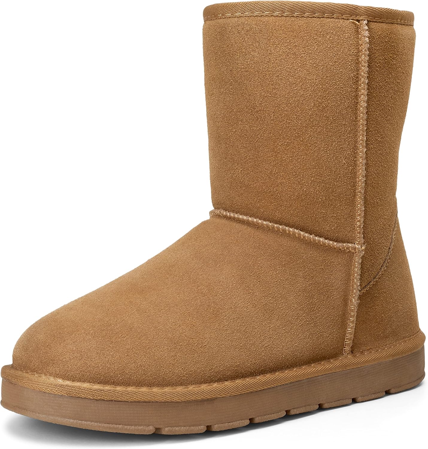 Jousen Men's Winter Boots: Comfortable Suede Snow Boot for Cold