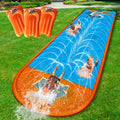 Slip Water Slide 22ft 3-Lane Backyard Slide - Summer Racing Fun