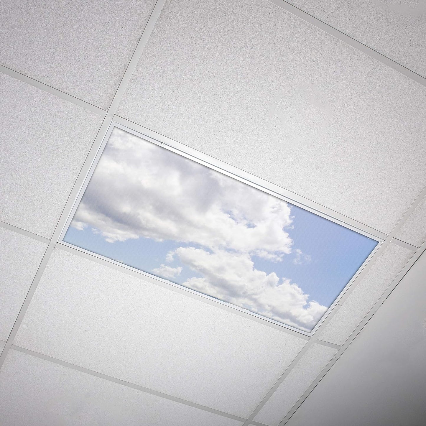 Fluorescent Light Cover for Classroom Ceiling Lights Clouds
