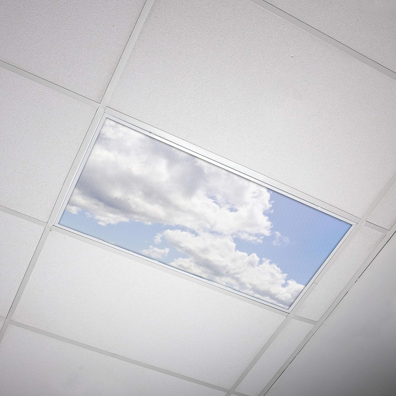 Fluorescent Light Cover for Classroom Ceiling Lights Clouds