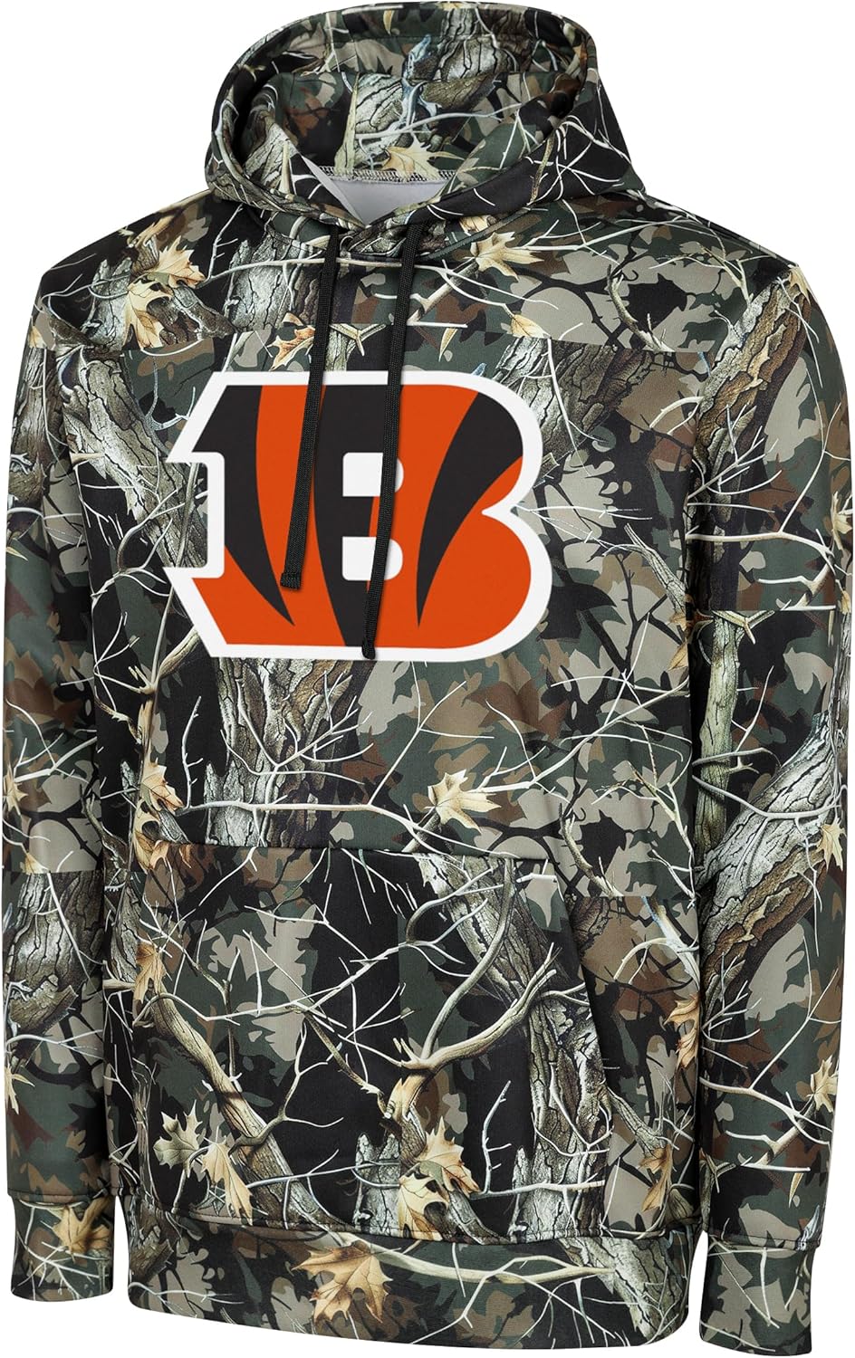 FOCO NFL Men's Official Sideline Hunter Camo Hoodie Sweatshirt