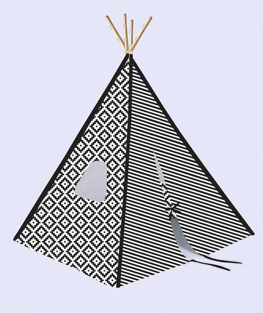 Bacati Love Teepee Tent: 100% Cotton Cover