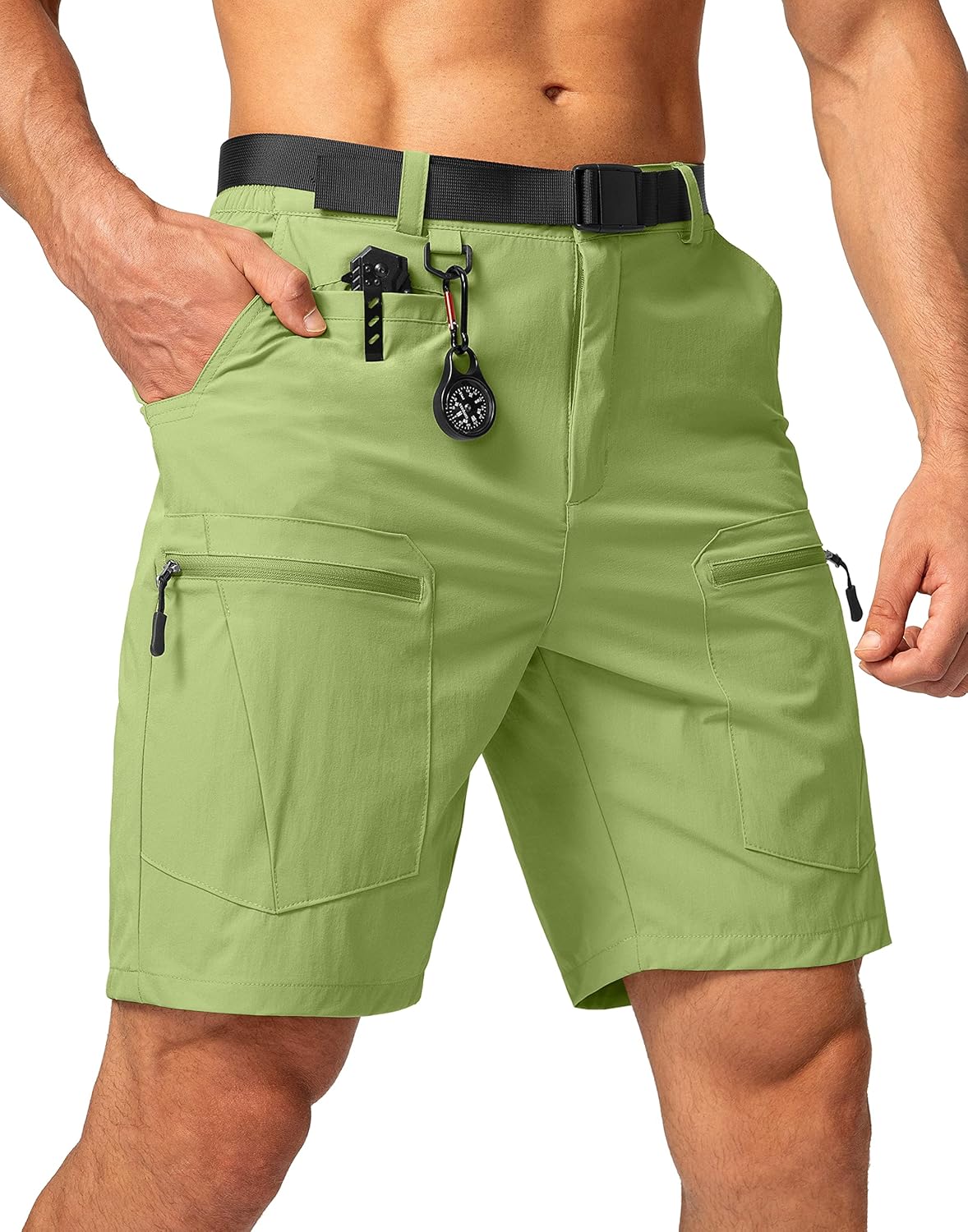 Men's Hiking Cargo Shorts Quick Dry Tactical Multi Pocket Gear