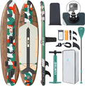 ZLX Inflatable SUP 10ft 6in x 33in x 6in - Wide Stable Paddleboard