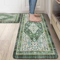 Collive Boho Kitchen Mat Set - Cushioned Anti Fatigue Mats for Comfort