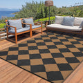 8x10 Waterproof Outdoor Plastic Straw Rug - Foldable Reversible Patio