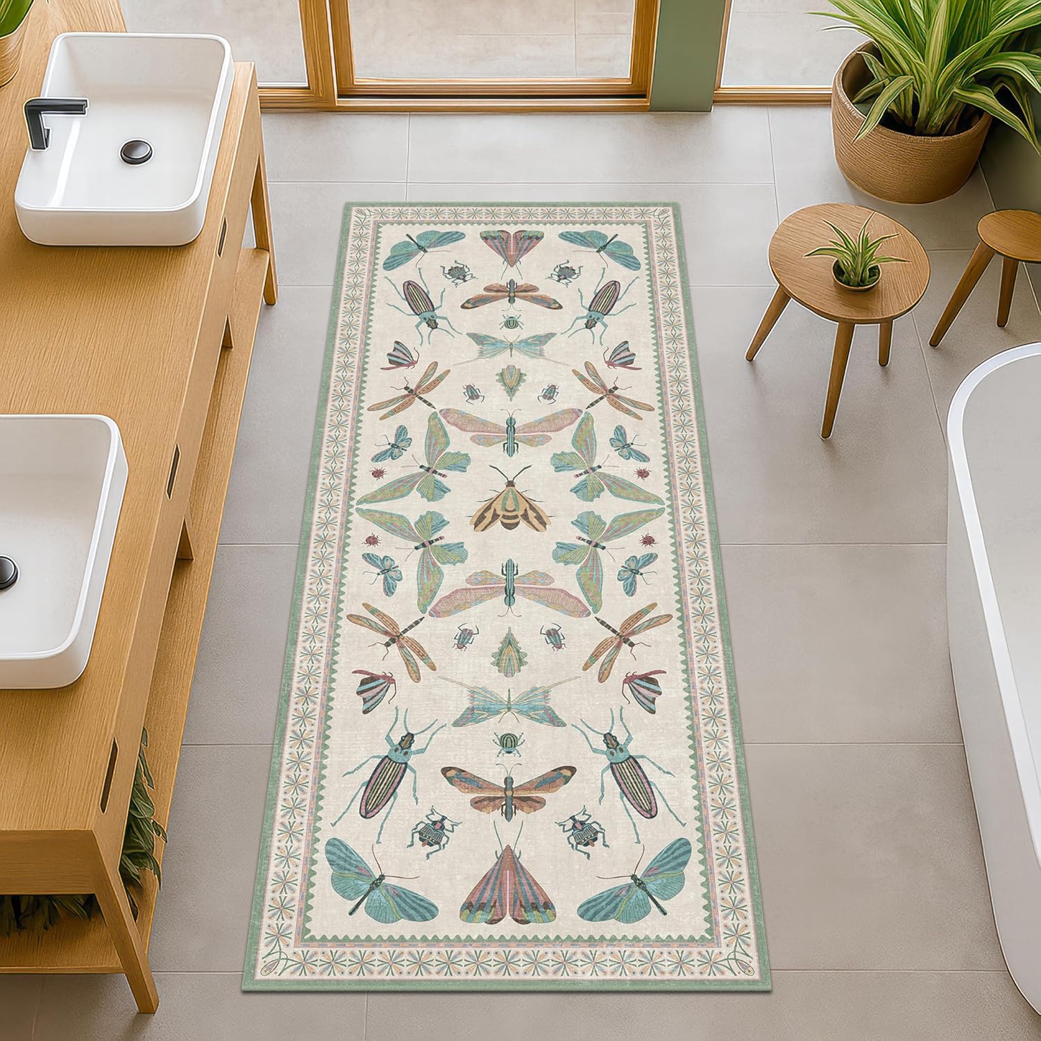 Washable Non Slip Bathroom Runner Rug for Stylish Spaces