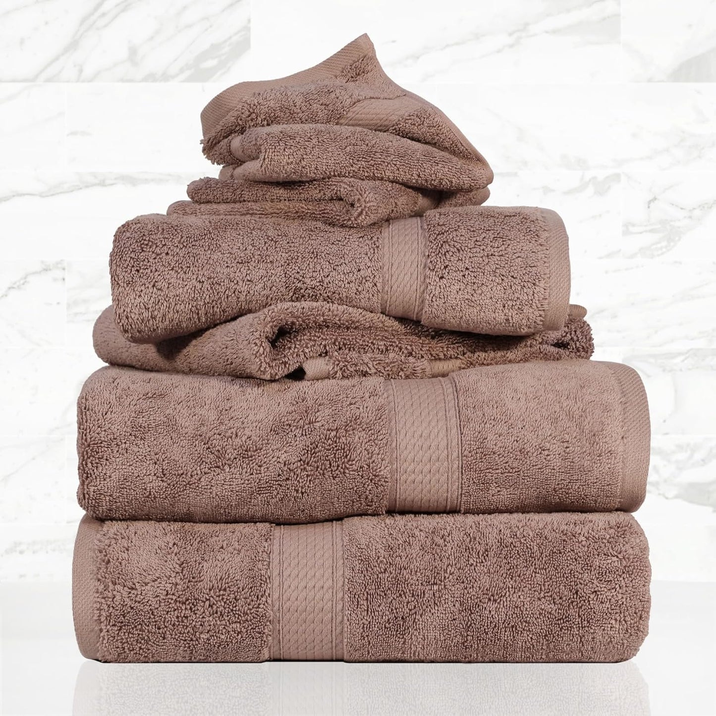 Superior Egyptian Cotton Pile Towel Set for Luxurious Comfort