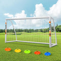 ORIENGEAR Soccer Goal Full Size 12x6 Backyard Goal - Portable Practice