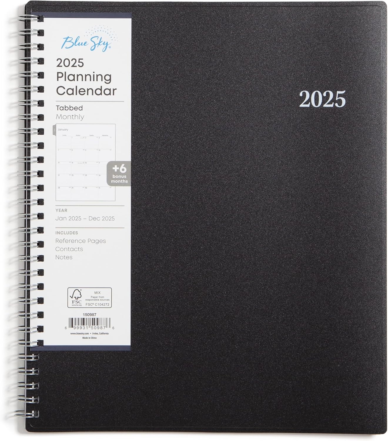 Blue Sky 2025 Monthly Planner: Year-Round Organization at Your Fingertips!