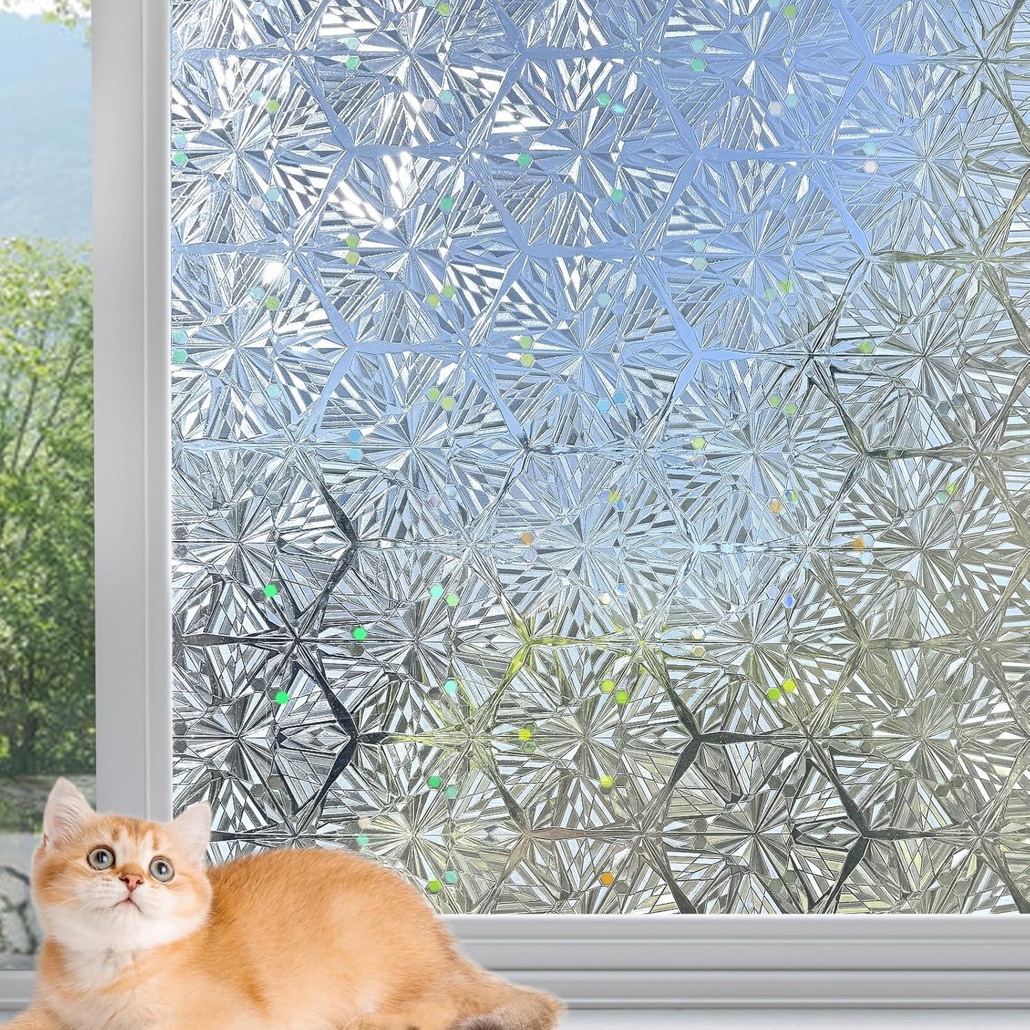 KESPEN Frosted Glass Window Privacy Film for Home and Office