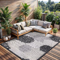 CAMILSON Indoor Outdoor Rug 6x9 Floral Exotic Tropical Design