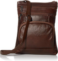 Krediz leather Crossbody Purses for Women - Multi Pocket, Soft Leather