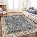 Vintage Traditional Area Rug 6ftx9ft for Living Room and Bedroom