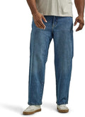 Lee Men's Big & Tall Custom Fit Loose Straight Leg Jean - Comfortable