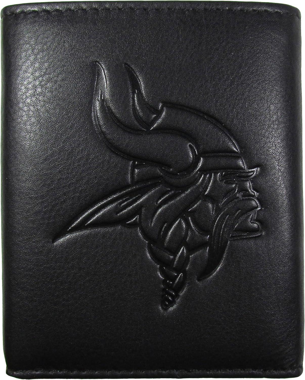 Siskiyou Sports Embossed Leather Tri-fold Wallet for Men