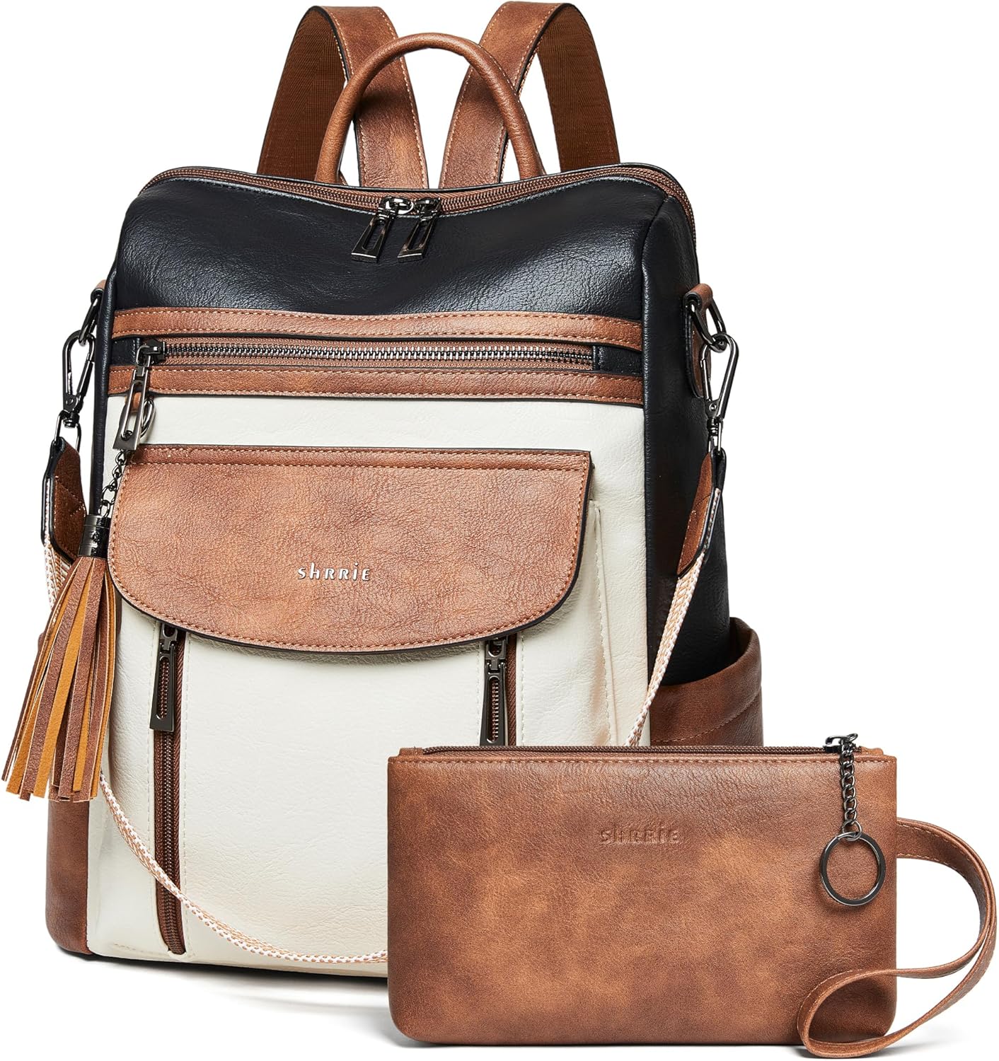 Shrrie Backpack Purse for Women - Stylish Leather Travel Bag