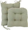 Klear Vu The Gripper Non-Slip Rocking Chair Cushion 2-Piece Set