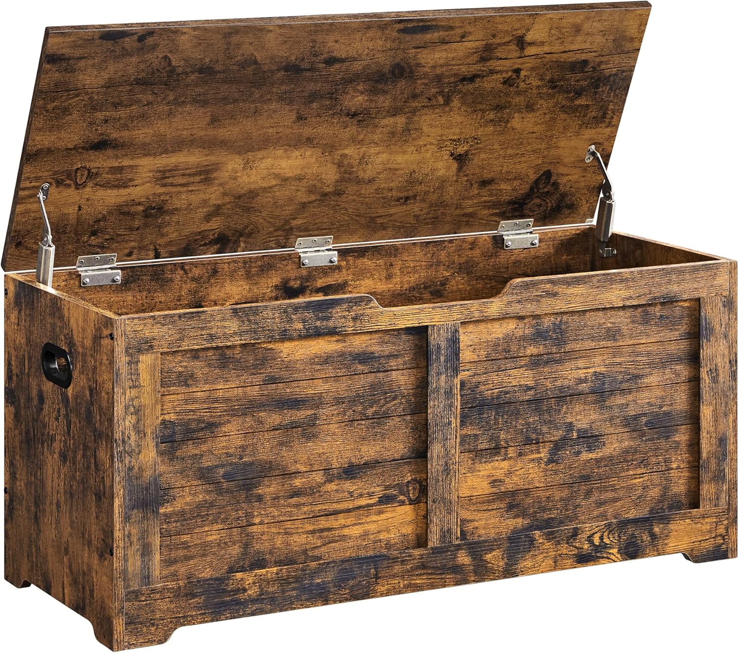 VASAGLE Storage Chest: Rustic Brown Storage Bench for Home